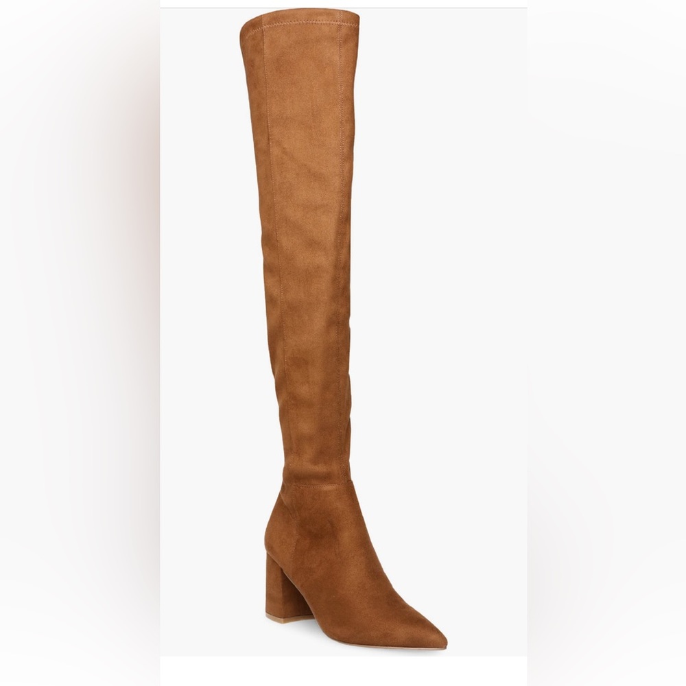 Knee High Suede Boots.